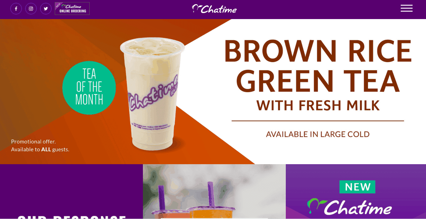 chatime free birthday gift