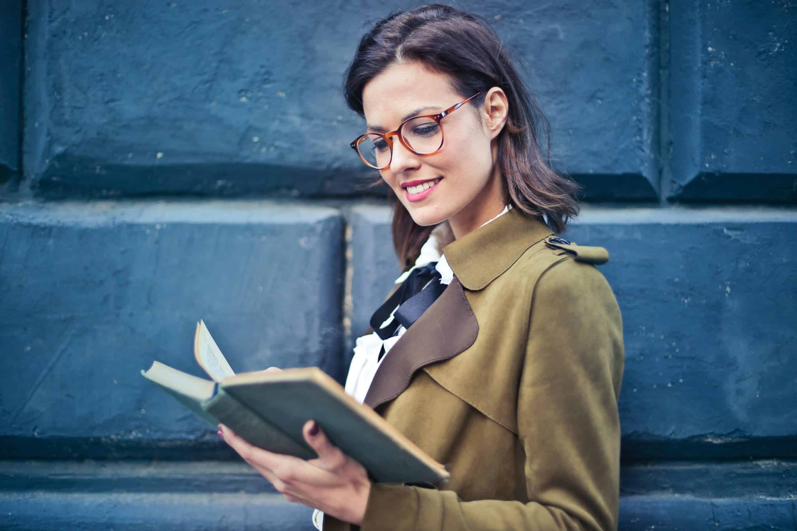 woman reading