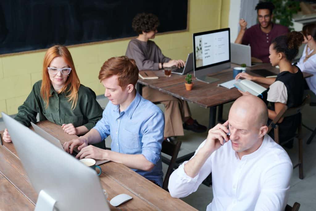 students in a classroom