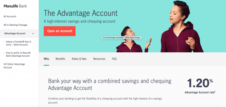 Manulife The Advantage Account